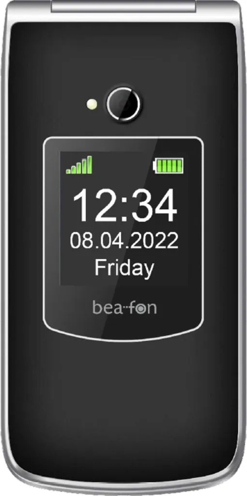 Bea-Fon SL605 Nero: Telefono Senior 4G con Tasto SOS e Doppia SIM