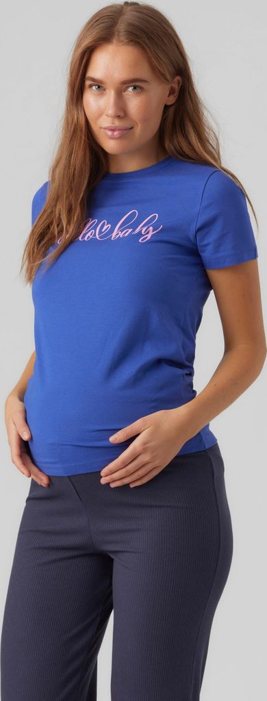 Schwangerschaft T-Shirt Umstands Oberteil Stretch Baumwolle MLSOMYA | XS