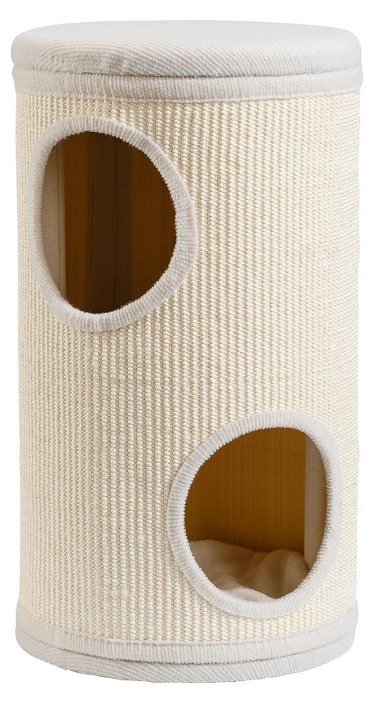 Fudajo Forest Kratztonne weiß-cremefarben Höhe 61 cm Ø 35 Produktbild 