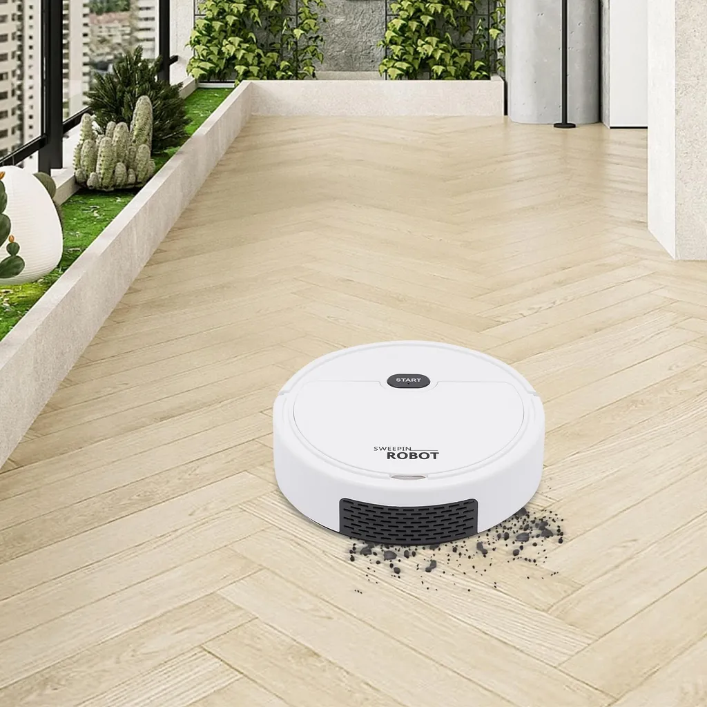 Aspirateur robot haute performance 3 en 1 blanc à aspiration efficace - 3