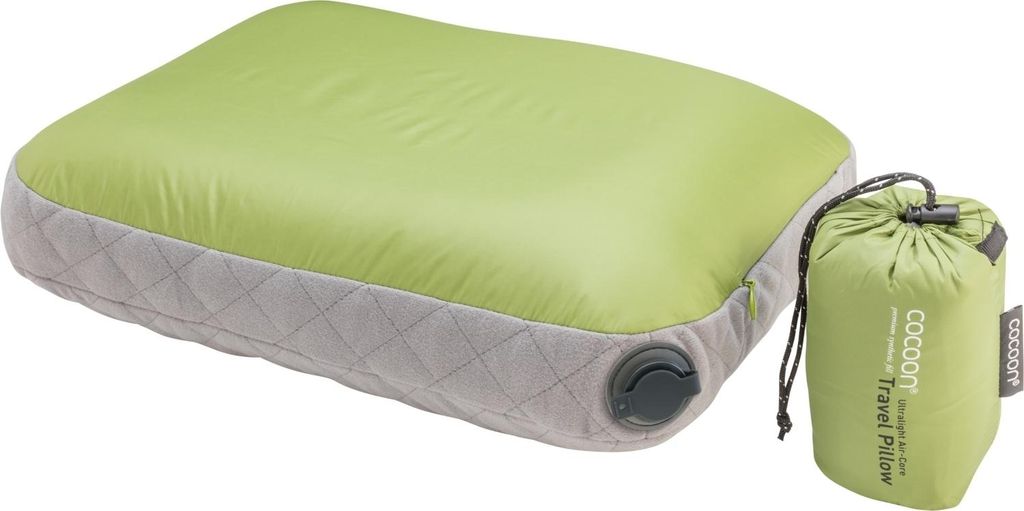 Cocoon Air Core Pillow Ultralight (33x43cm) wasabi/grey