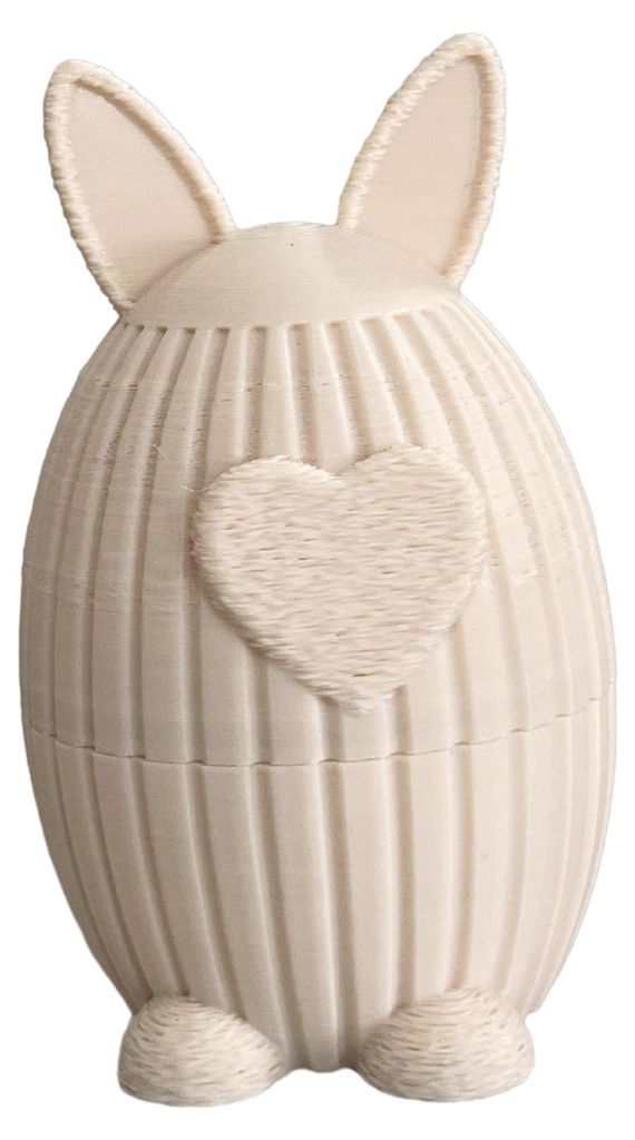 Süßigkeitenschale, 3D-gedruckt, eiförmig, Osterdekoration, kindersicher, glatte Oberfläche, Festtagsornament, Feiertags-Schatzsuche, Partygeschenk