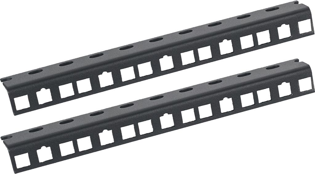 HMF 66805-02 Rackschiene für Serverschrank, 5U, 10 Zoll, Schwarz