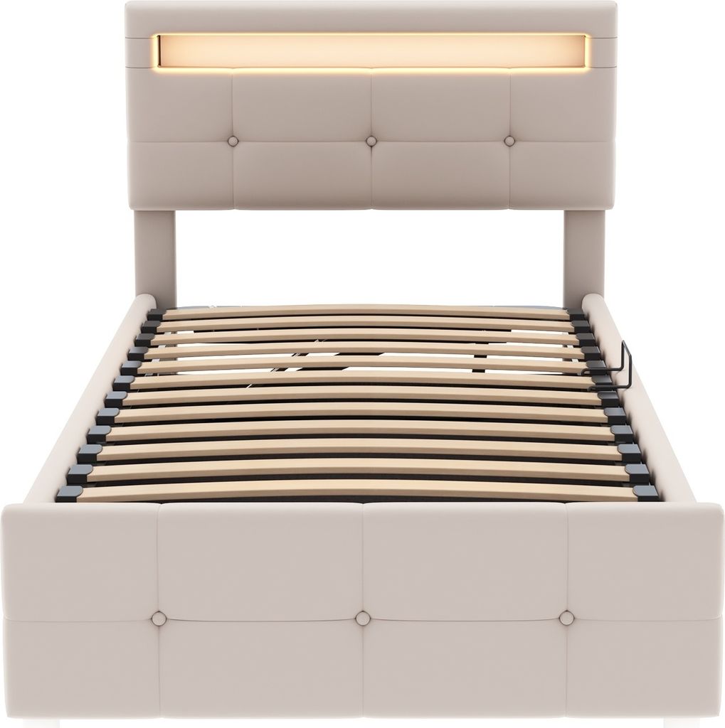 okwish Boxspringbett Polsterbett 90 x 200 cm mit Produktbild 