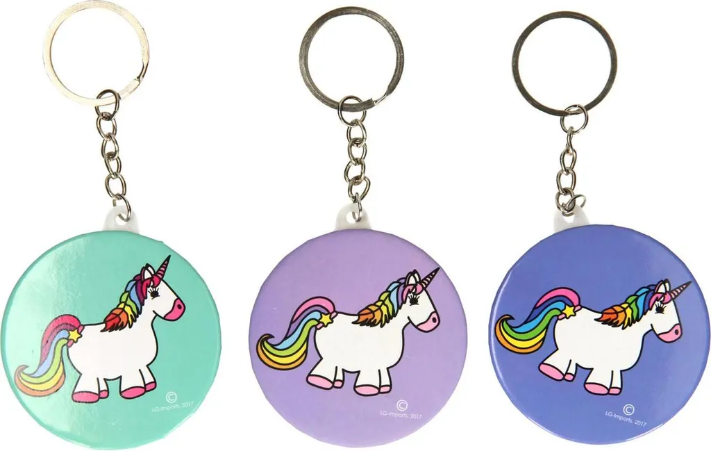 Portachiavi Duckiez Unicorno a Specchio | Gadget Regalo e Accessori Borsa