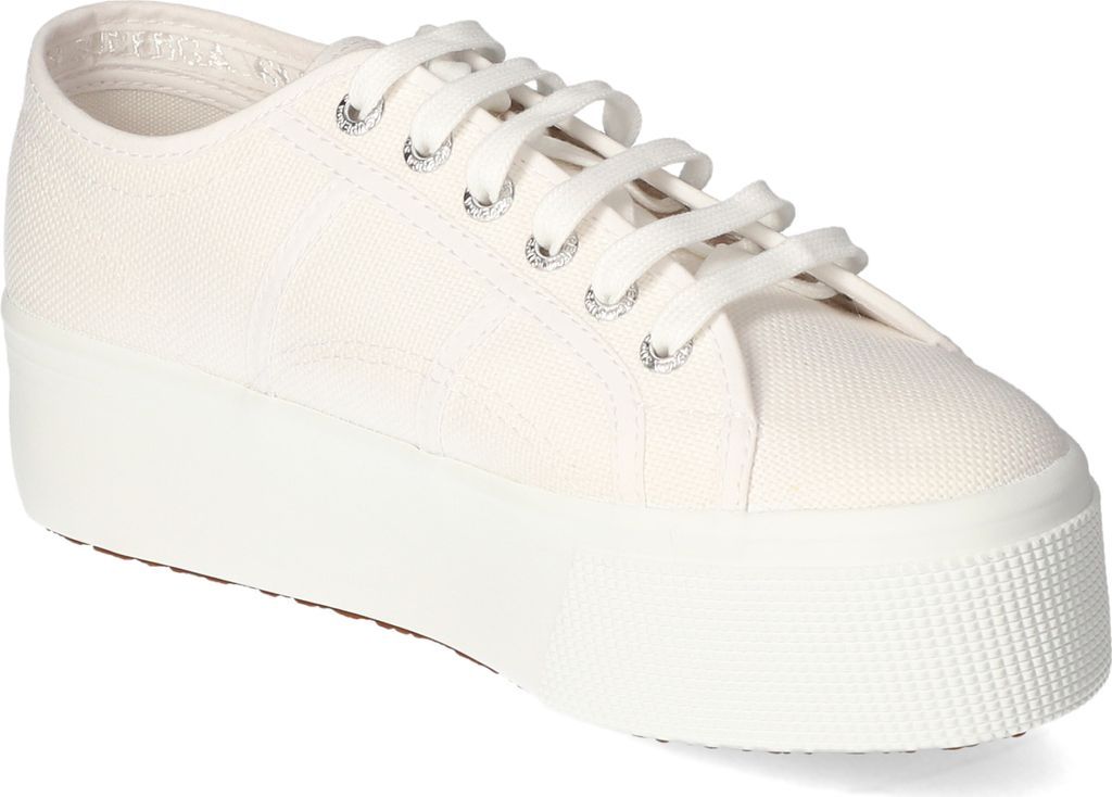 Superga 2790 Cotu Frauen Schnürung Segeltuch Plattform Produktbild 19