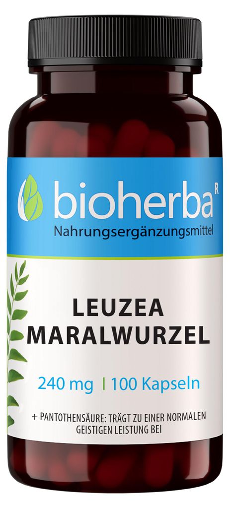 Bioherba Leuzea Maralwurzel 240 mg 100 Kapseln Produktbild 