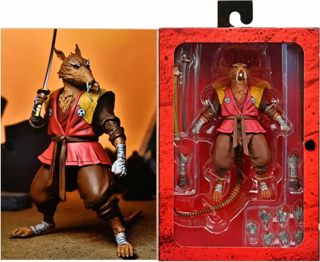 Figurine Splinter Ultimate NECA : le rat mutant TMNT officiel