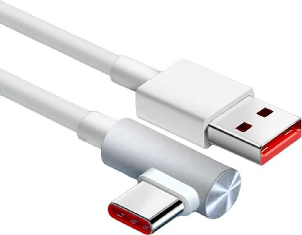 INF Cavo USB C ad Angolo Retto 120W - Ricarica Rapida 6A per Gaming e Dati 1 m