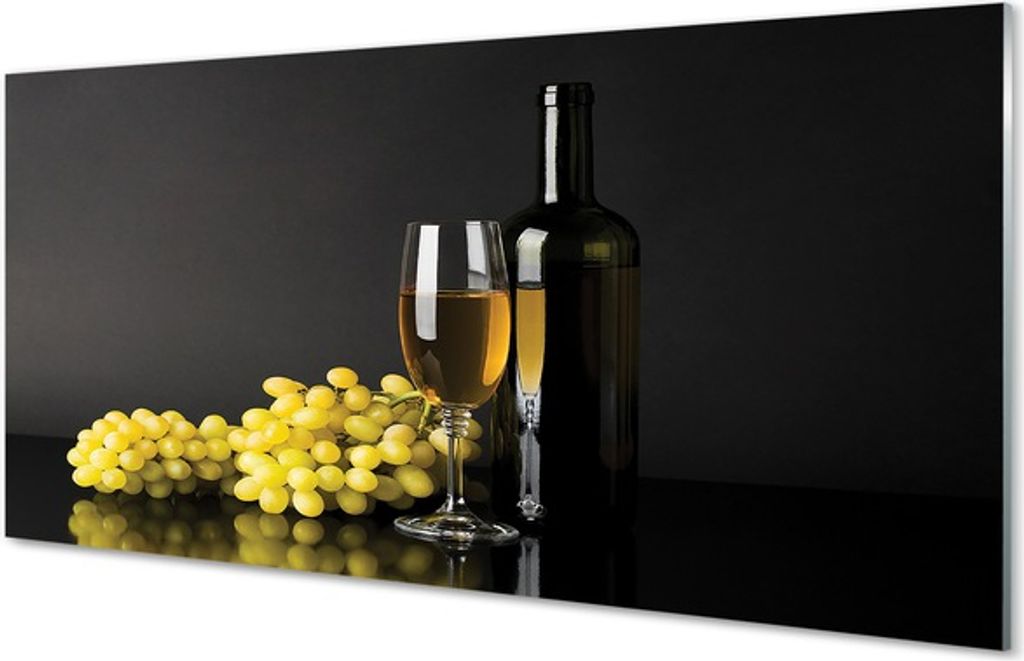 Küchenplatte Weinflasche Obst 120x60