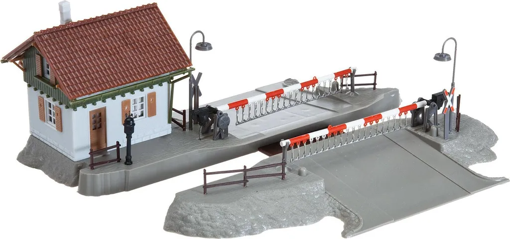 Passage à niveau électrique H0 pour sécuriser vos routes miniatures Faller