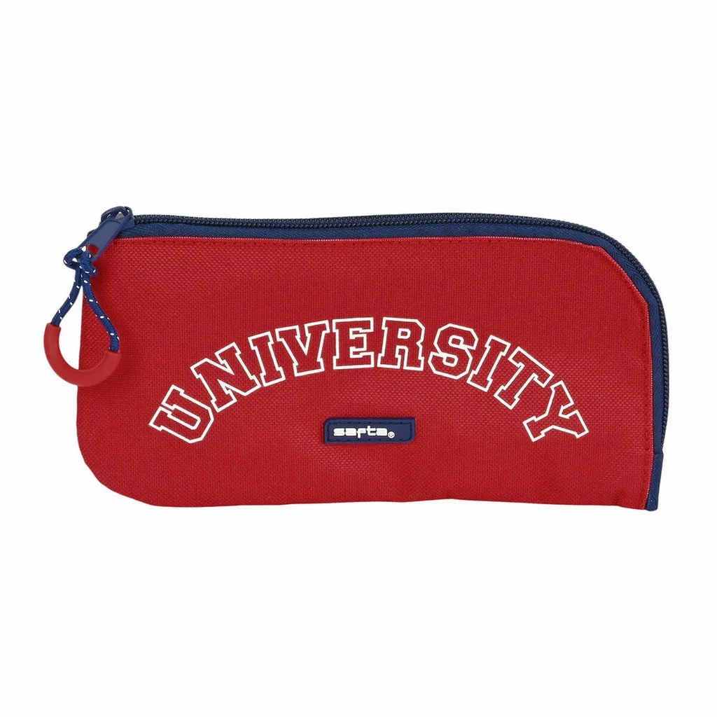 Safta University Astuccio Rosso/Blu 23x11x1 cm - Stile Minimalista