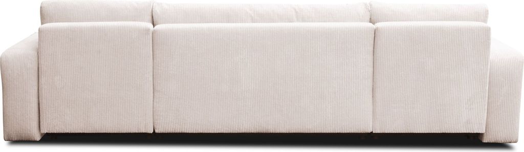 VENASI LUNA XL Canapé D'angle Vert Avec Couchage