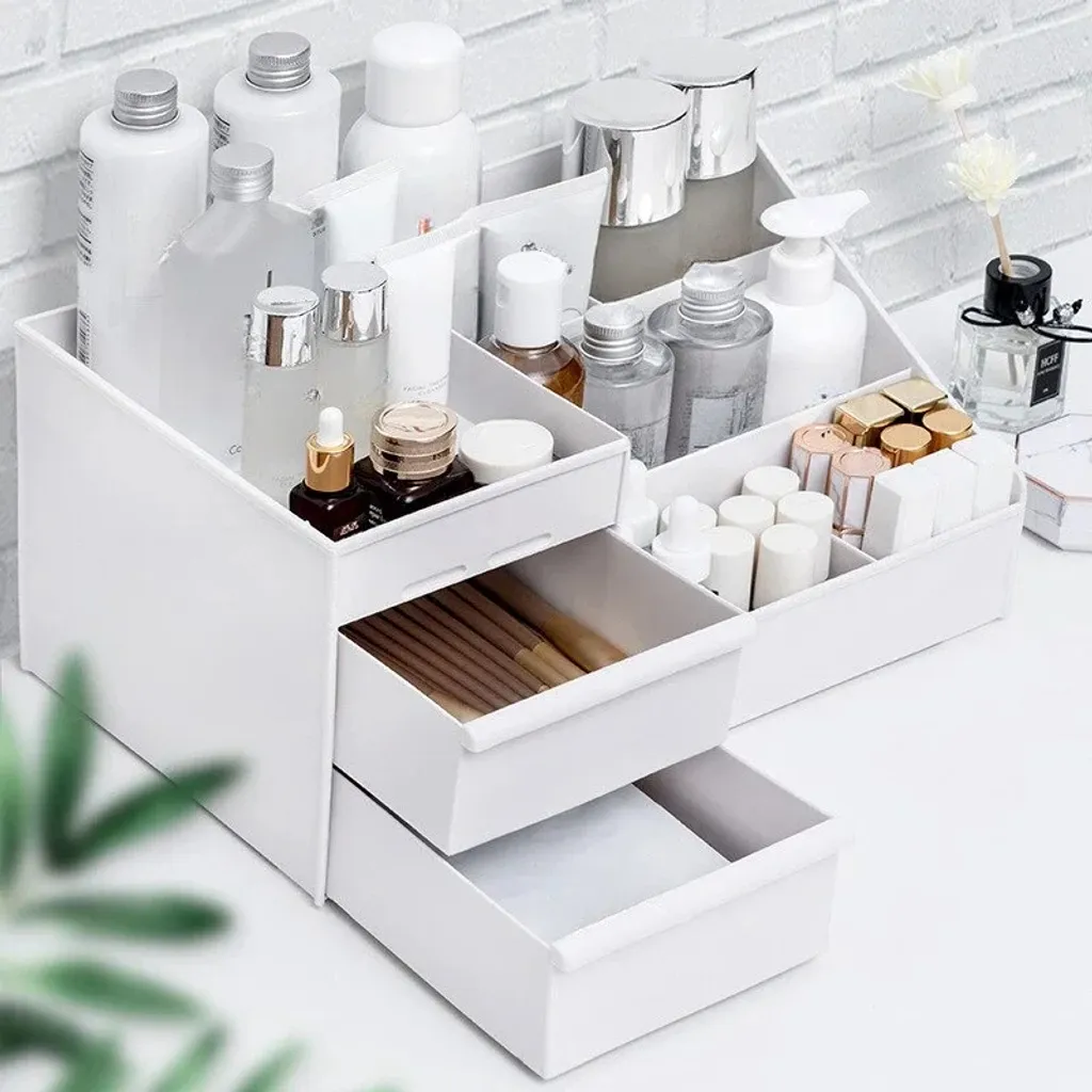 Armadio Per Cosmetici Organizer Per Gioielli 2 Cassetti - 3