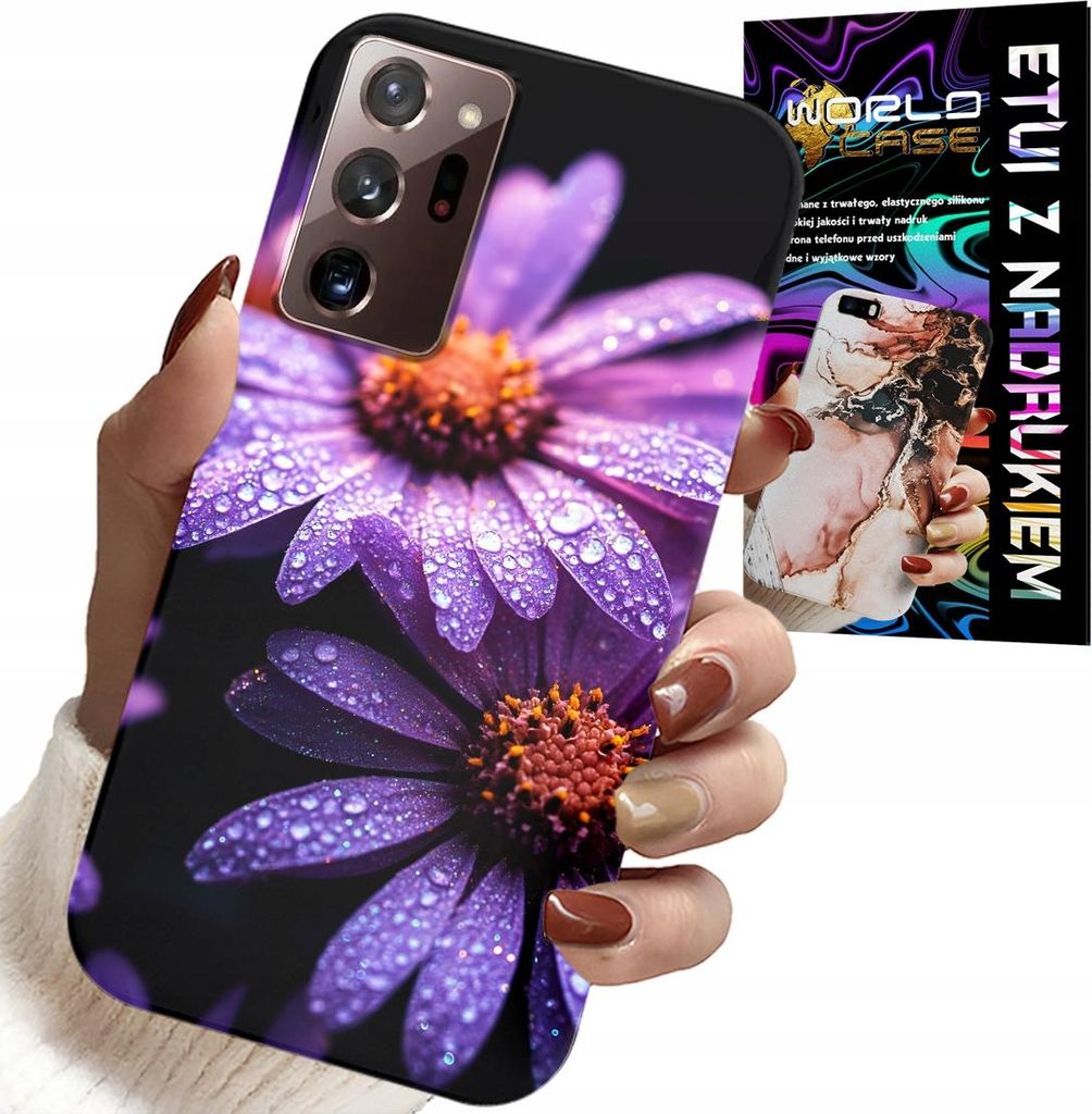 Tasche Für Samsung Note 20 Ultra - Rosa Gänseblümchen Blumen Abdeckung Fall