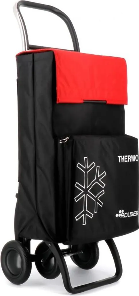 Rolser Chariot de courses 4 roues Thermo Fresh MF 4.2 Noir et Rouge - 2