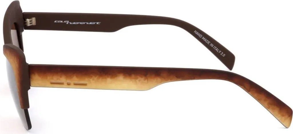 Occhiali Da Sole Donna Italia Independent 0092V2-044-041 | Forma Gatto In Velluto Marrone | Lenti Non Polarizzate