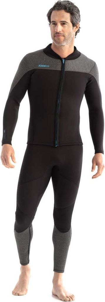 Jobe Toronto 2 Mm Neoprenanzug Mit Langen Ärmeln Und Frontreißverschluss Schwarz M Schwarz M