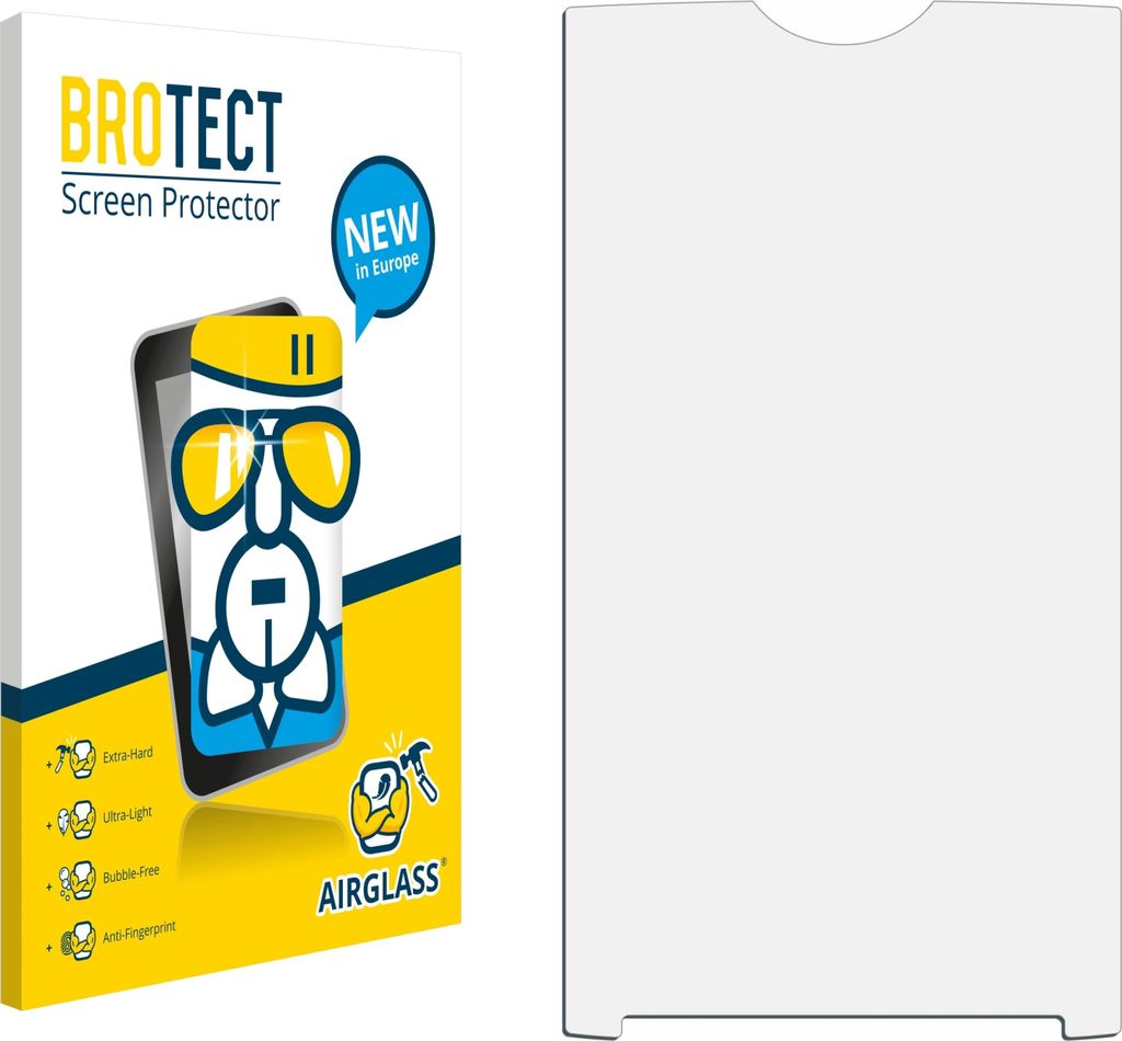 BROTECT Schutzglas für Sony Ericsson Xperia X10, X10i, X10v, X10iv Schutzfolie Panzer Folie Glas Display Schutz klar
