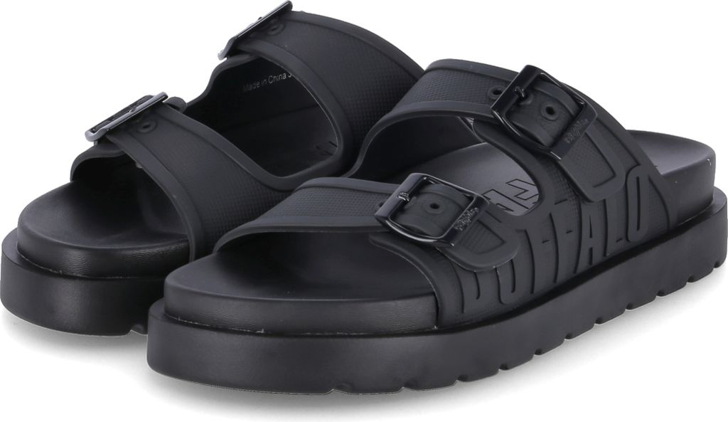 Buffalo Damen Pantolette Eve Sol schwarz