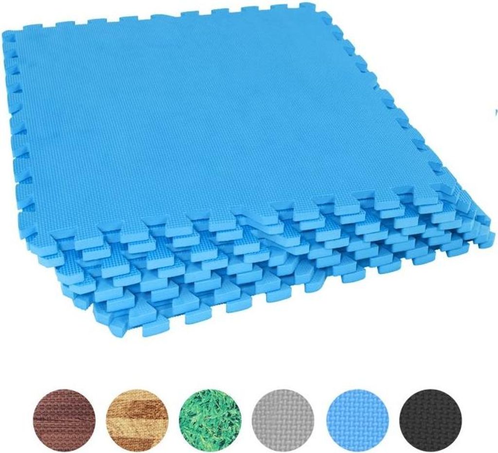 Gorilla Sports Sada ochranných podložiek, modrá, 8 ks Obrázok produktu 
