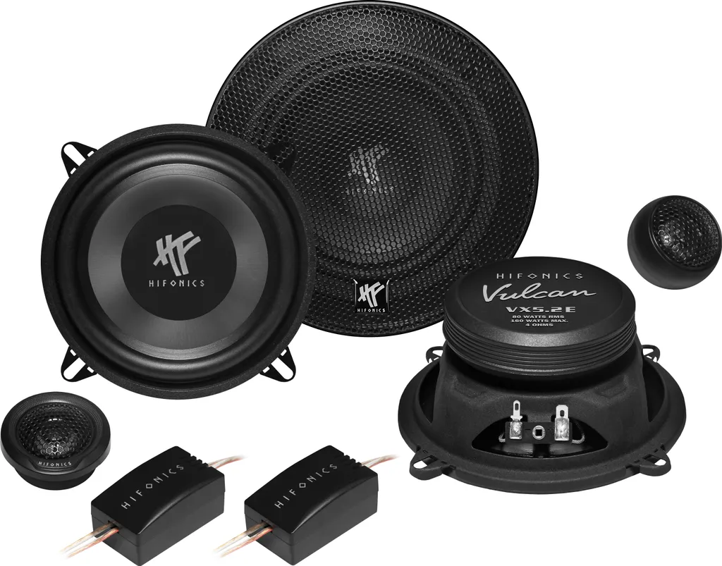 Hifonics VX5.2E Système Composite 13 cm - Haut-parleurs Auto Qualité