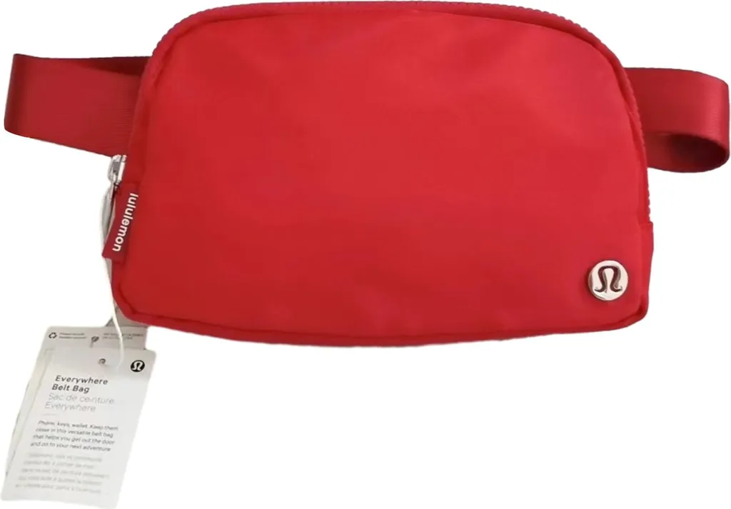 Borsa a Tracolla Rossa Minimal - Marsupio Sportivo per Yoga e Città