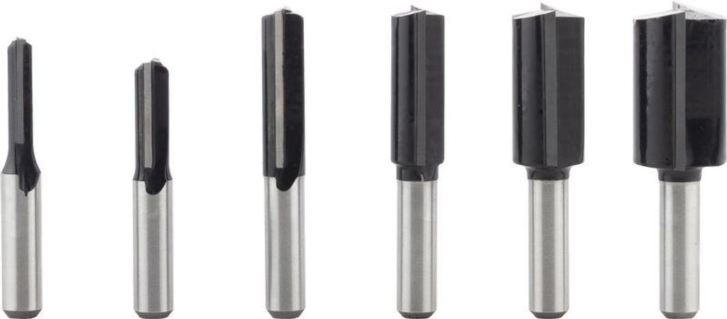 PRO Nutfräser-Set, Schaft 8 mm, 6-tlg Produktbild 