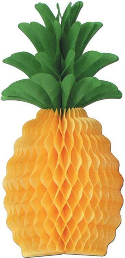 Ananas Wabenball Dekoration 35 cm