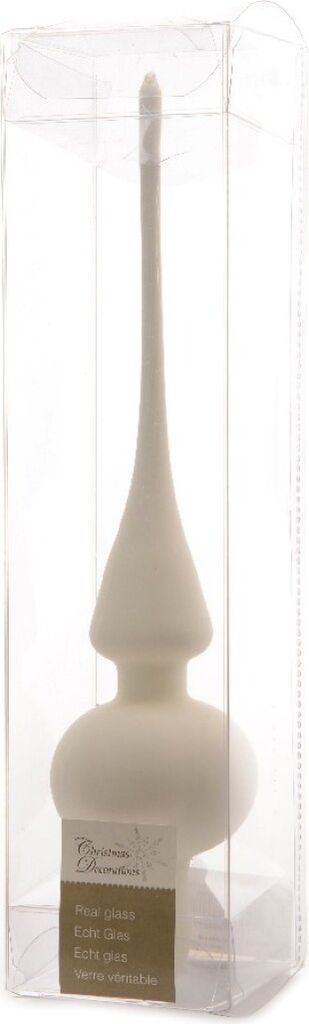 Scheitelglas mattiert 260 mm Wolle weiß KSD Produktbild 