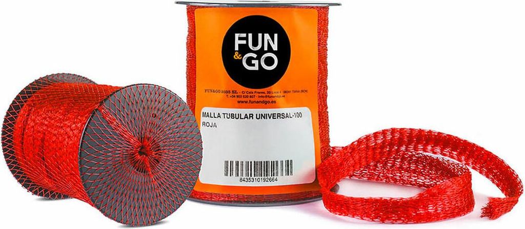 Universelles Rohrfilet für Verpackungen - 100 Rot (25m) Fun & Go - Fun & Go