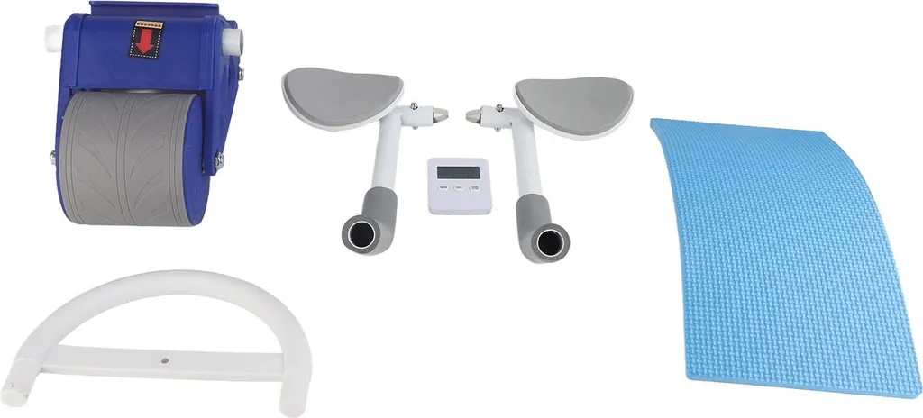 Appareil de musculation abdominale avec écran LCD et support de coude - 3