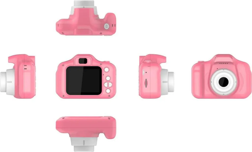 Fotocamera digitale 4K rosa per fotografia: fotocamera compatta autofocus da 64 MP con scheda TF da 32 GB, punto zoom digitale 18X e fotocamera per riprese per ragazze e ragazzi regalo