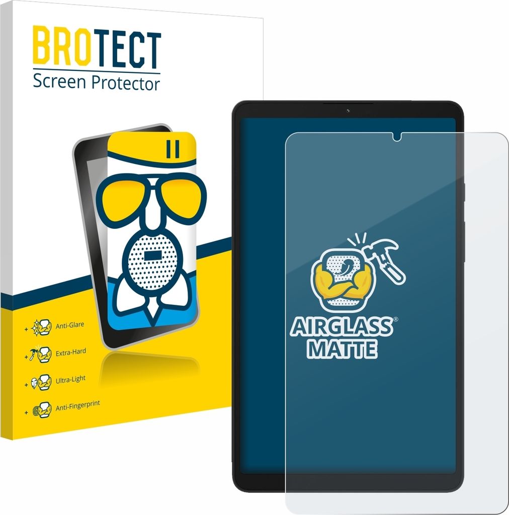BROTECT Entspiegelungs Schutzglas für Samsung Galaxy Tab A9 LTE / WiFi Schutzfolie Panzer Folie Glas Display Schutz matt