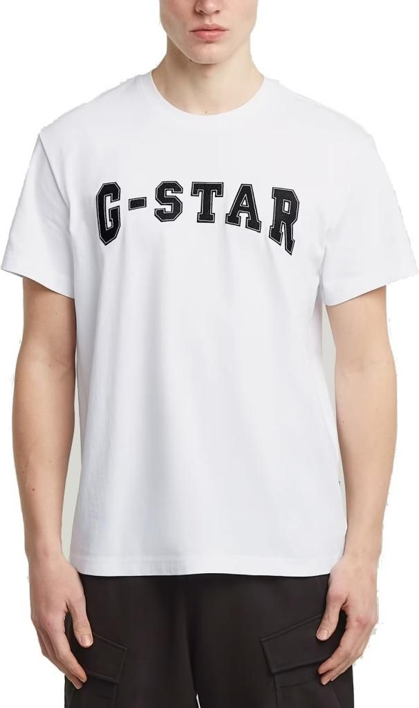 G-STAR D26840 C336 FELT LOGO R T Weiß
