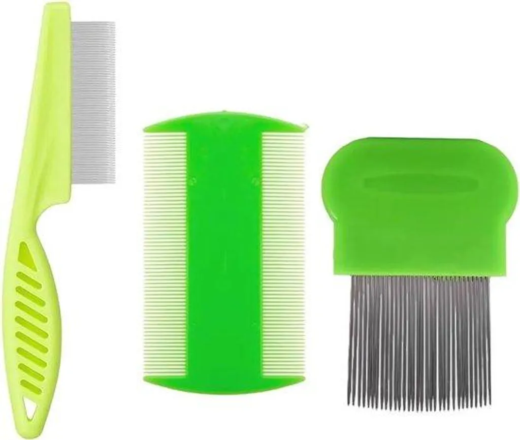 Set de brosses démêlantes double face pour soin capillaire en lot de 3