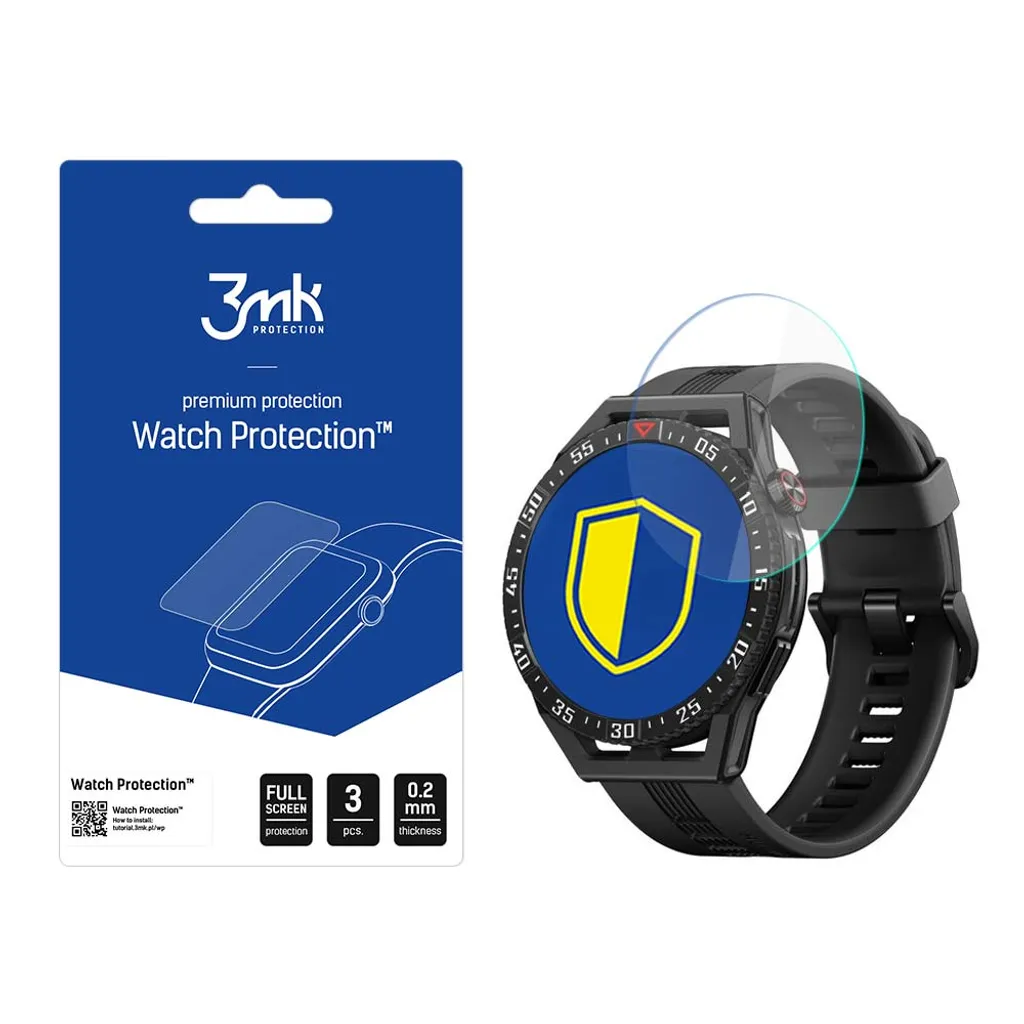 Protezione Huawei Watch GT 3 SE: 3mk FlexibleGlass Ibrido Antigraffio