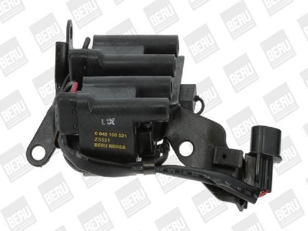 BorgWarner (BERU) ZS521 Zündspule 12V für HYUNDAI Santamo II (UF) für KIA JOICE für MITSUBISHI Santamo MPV