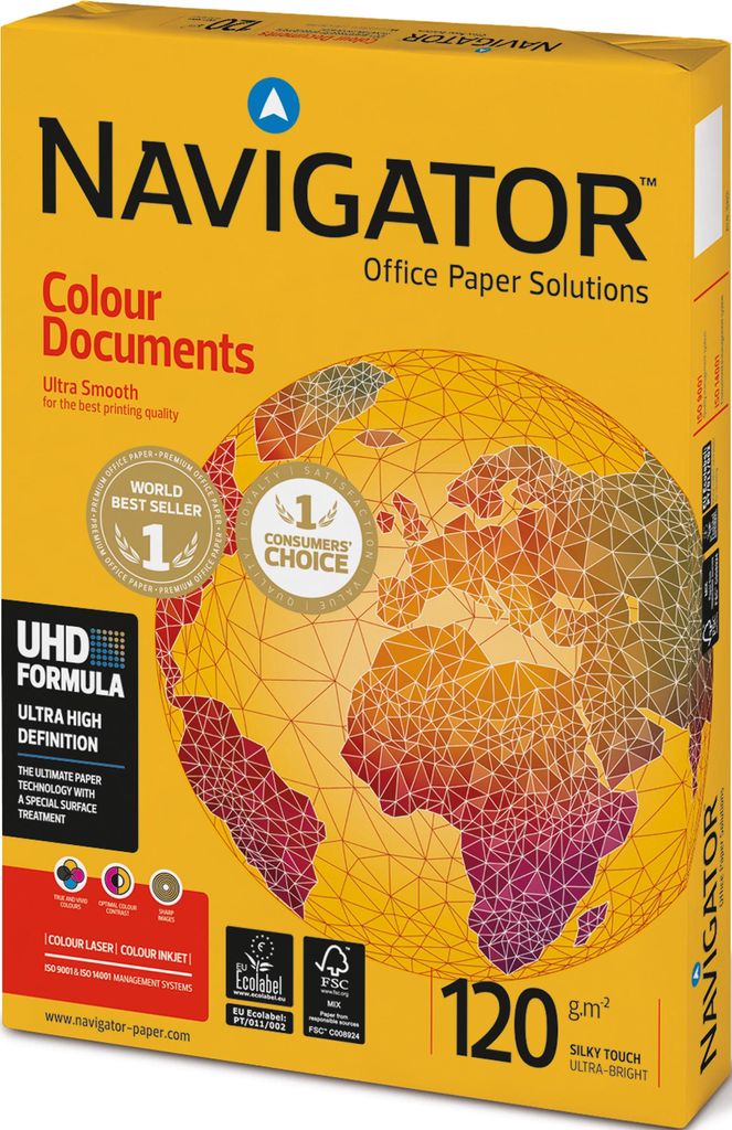 Navigator Brand Datasheet, Laser-/Inkjet-Druck, A4 (210x297 Produktbild 