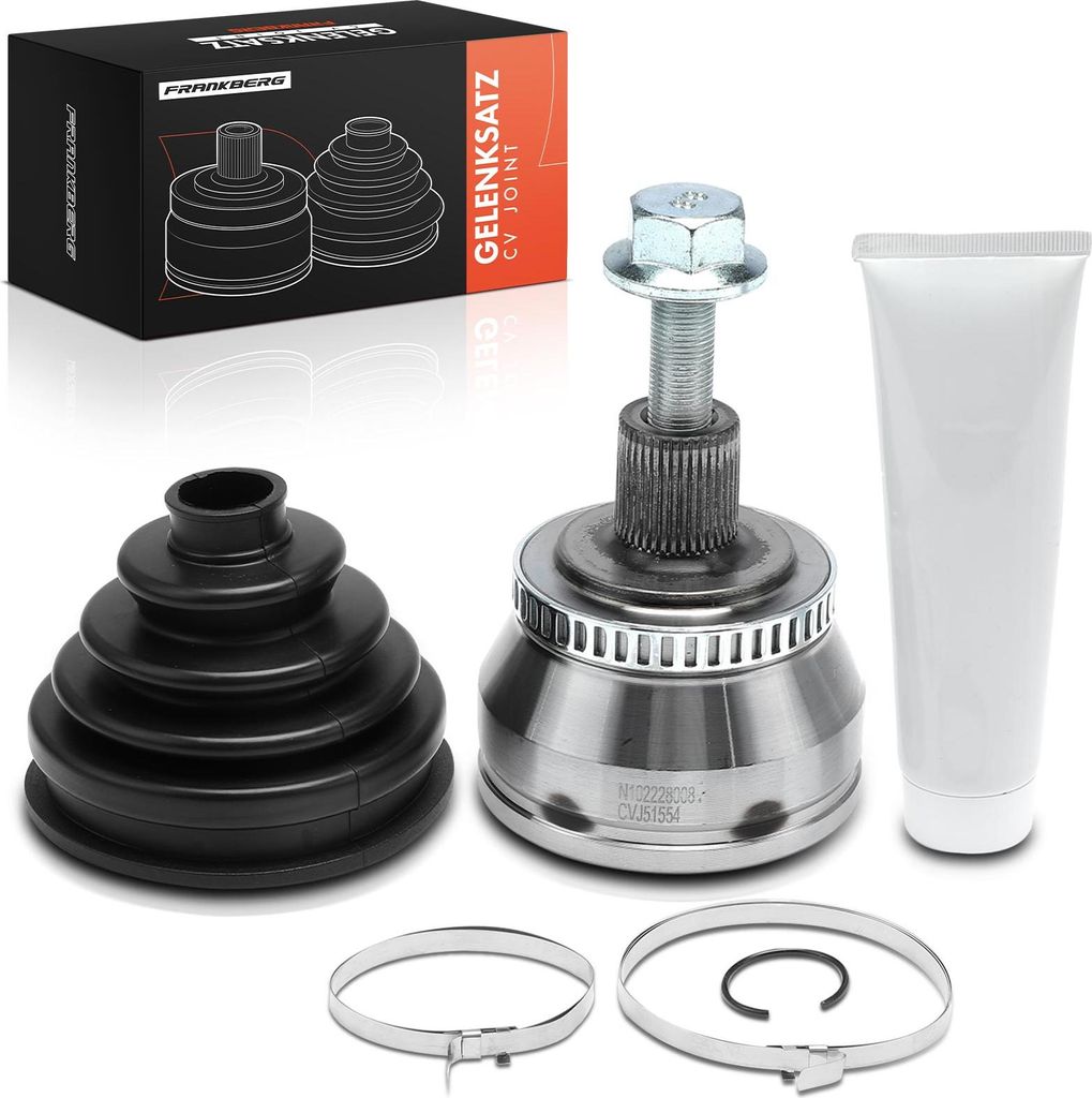 Frankberg 1x Antriebswelle Gelenksatz Vorderachse für Audi A4 8E2 8E5 8H7 Seat Exeo ST