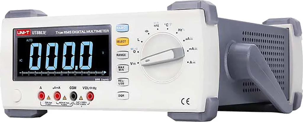 Multimètre de bureau Uni-T UT8803E MIE0371 à haute résolution 6000