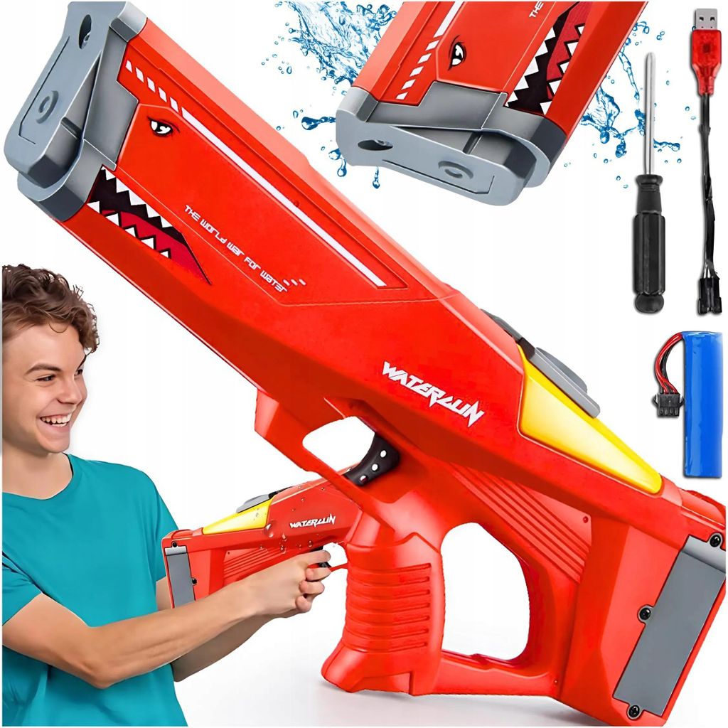 Elektrische Wasserpistole Automatik XXL – Große Produktbild 