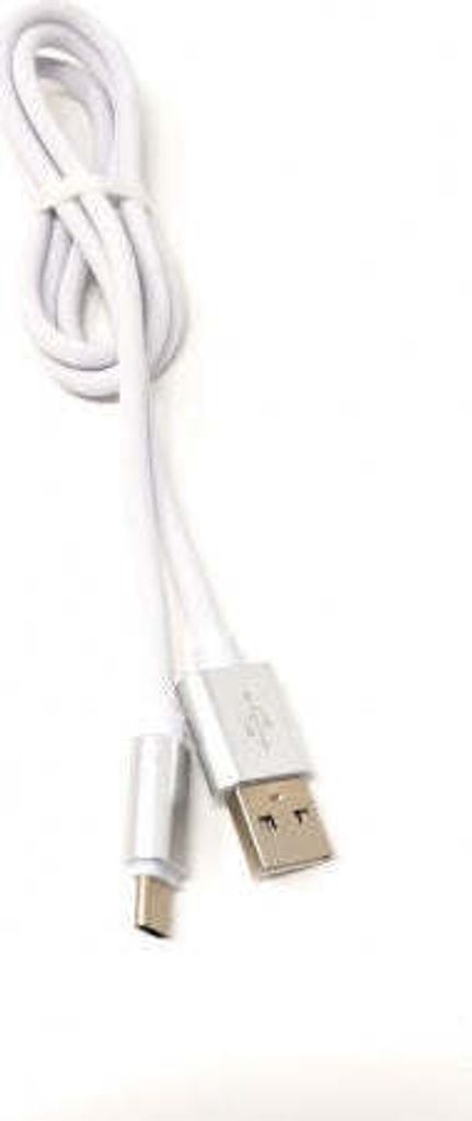SYSTEM-S USB Kabel 3.1 Typ C zu 2.0 A 90 cm High-Speed Quick Charge 6.5A (Max) weiß