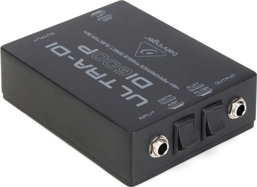 Behringer DI600P Ultra-DI avec Filtre et Sortie Link pour Musiciens