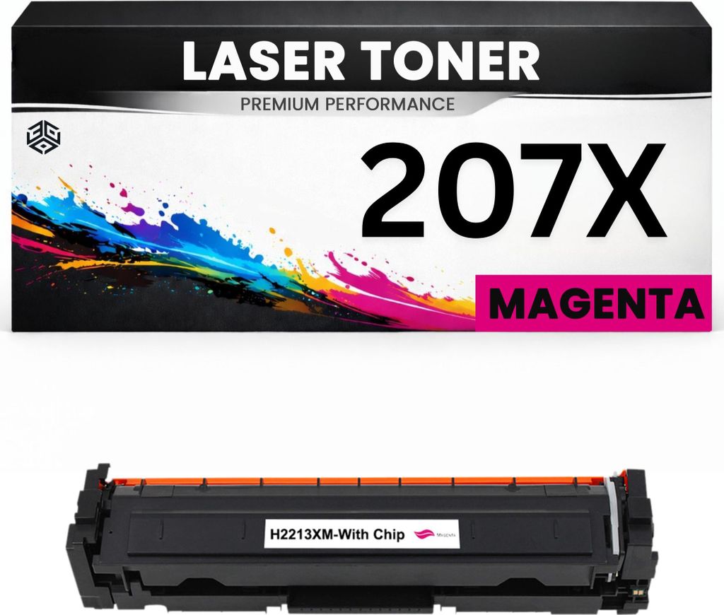 Toner kompatibel für HP W2213X(207X) Color LaserJet Pro M255dw/M282/283fdw in Magenta