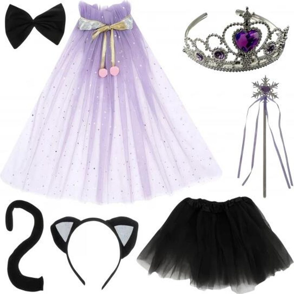 Costume da gattino Kruzzel - set 7 pezzi 26474 ISOx Immagine del prodotto 
