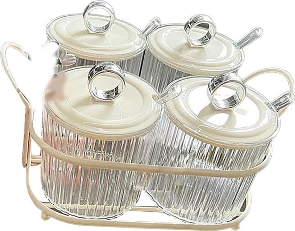 Rangement Épices pour Plan de Travail Cuisine avec Support Mobile en Fer - 2