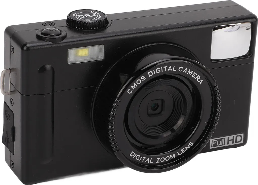 Appareil Photo 48MP : Finies les Photos Floues avec ce Zoom 16x 1080p Noir