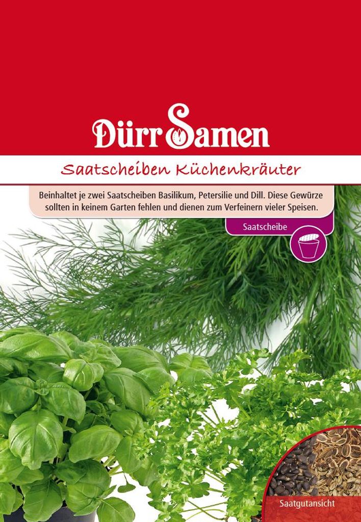 Artikelbild 1 von 'Küchenkräuter Saatscheiben' aus der Kategorie Saatbänder & Saatplatten