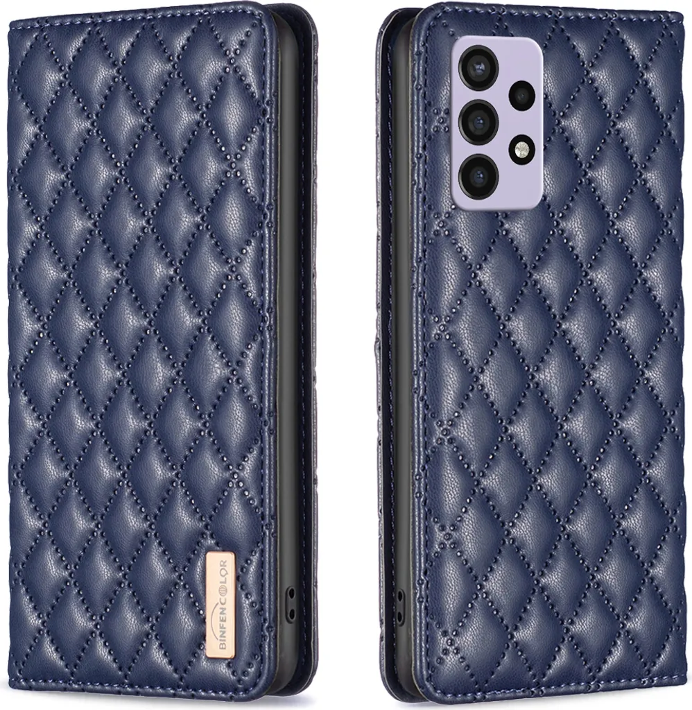 Blu Scuro Custodia in Pelle Flip Caso Protettiva Cover Skin Wallet TPU